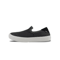 Men's Boardwalk Slip-On - Dark Grey/Black Zigzag