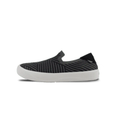 Women's Boardwalk Slip-On - Dark Grey/Black Zigzag