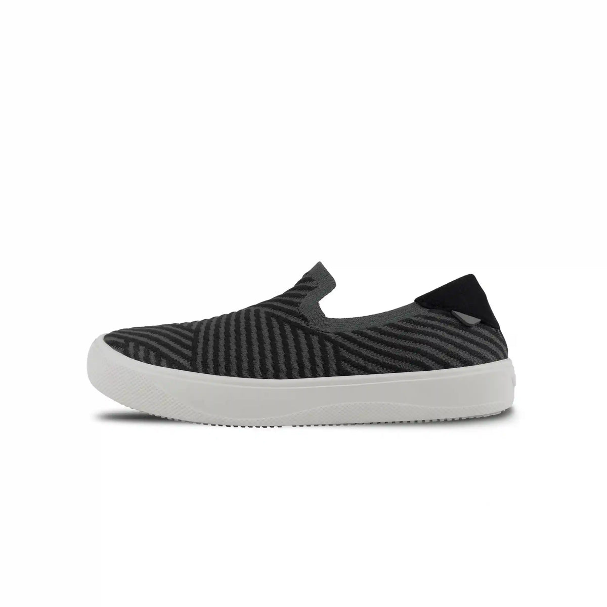 Men's Boardwalk Slip-On - Dark Grey/Black Zigzag