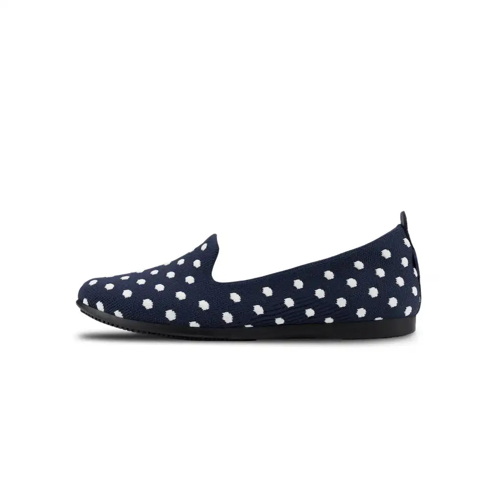 Women's Market Flat - Midnight/White Polka Dot
